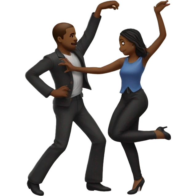 Two lovers dancing emoji