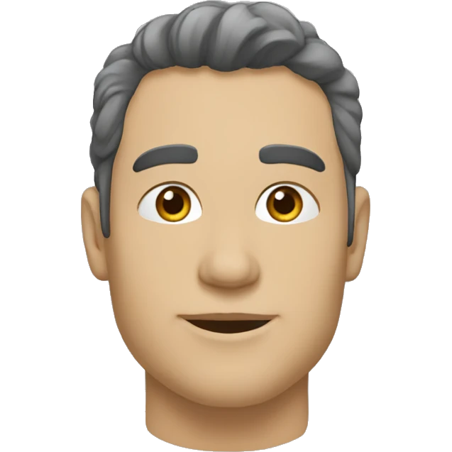 Лысый с рыжей бородой emoji