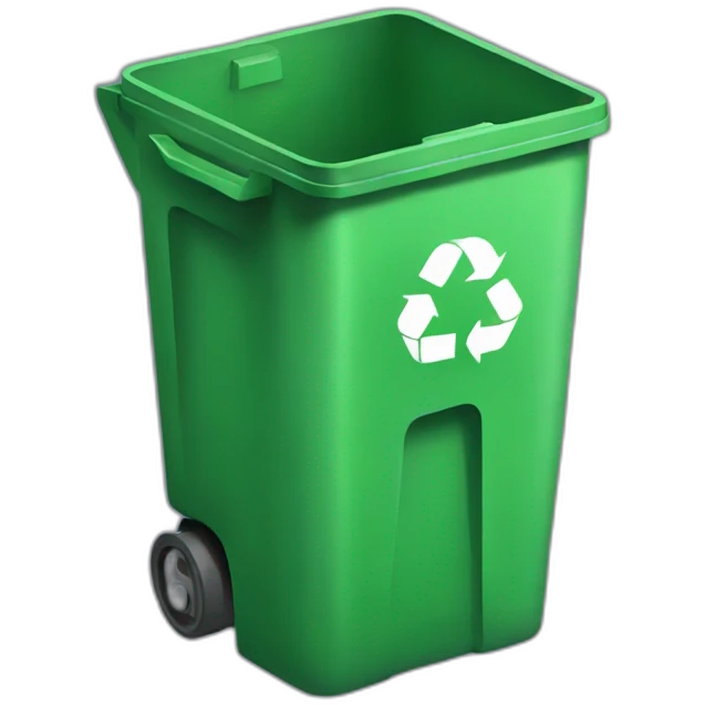 Recycle bin emoji