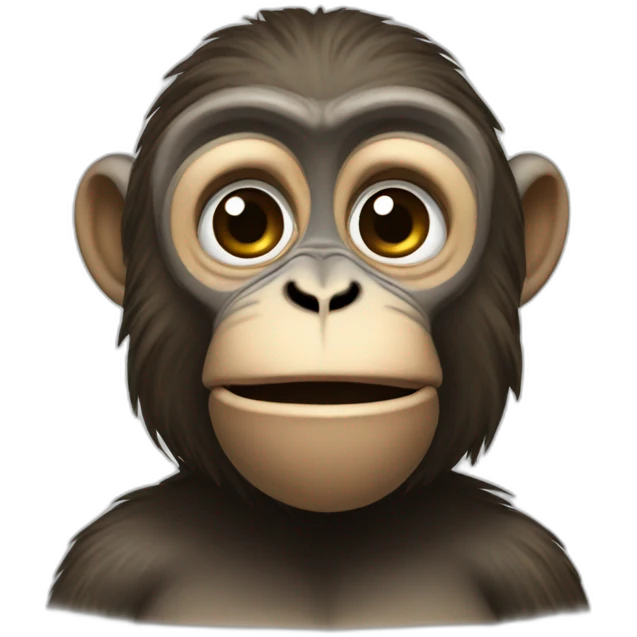monkey talk about phylosophia emoji