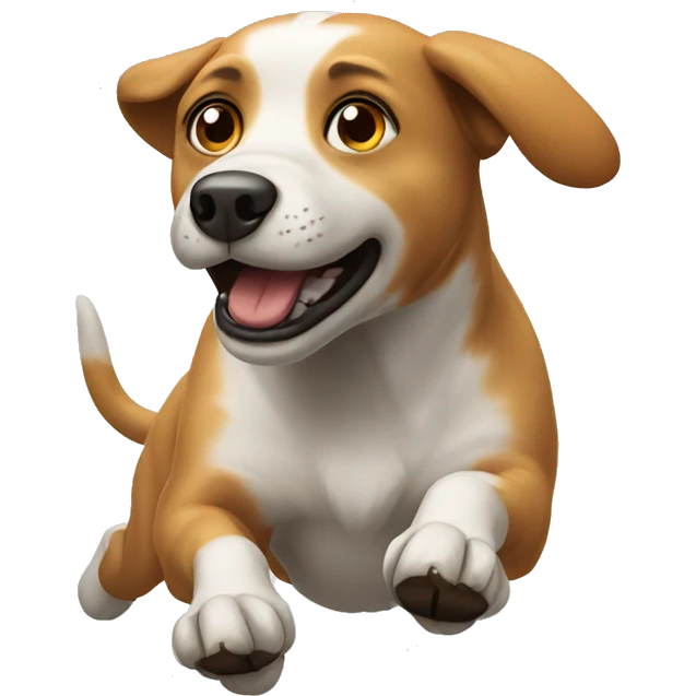 Dog running  emoji