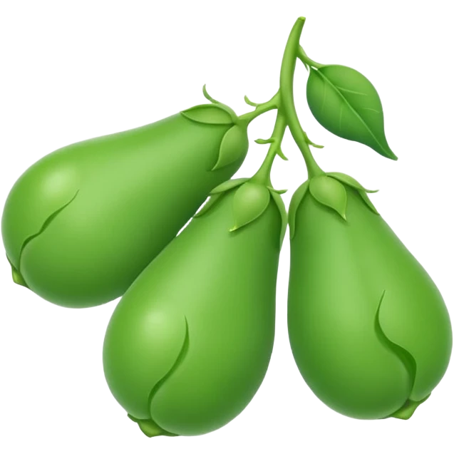 three peas emoji
