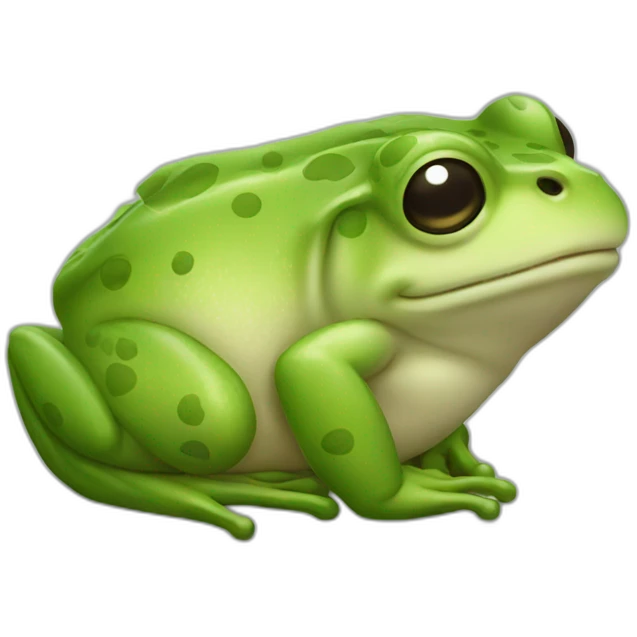 frog sleeping emoji