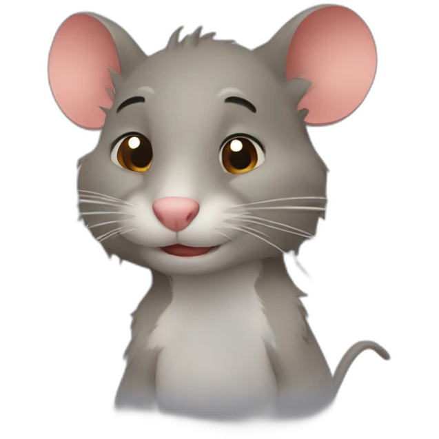 Remy the rat mixed with Wade from elemental emoji