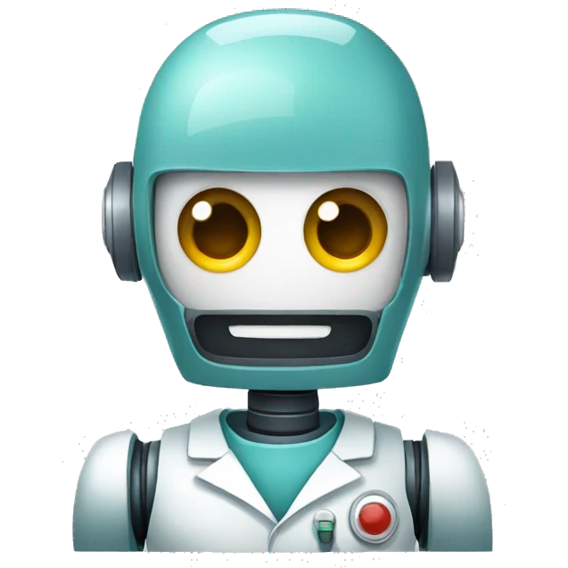 Médecin robot emoji
