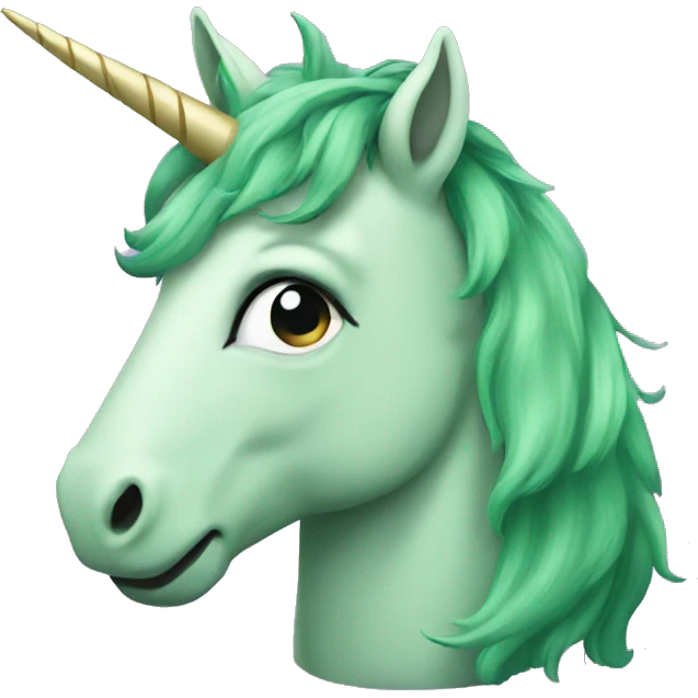 Green Unicorn complete emoji