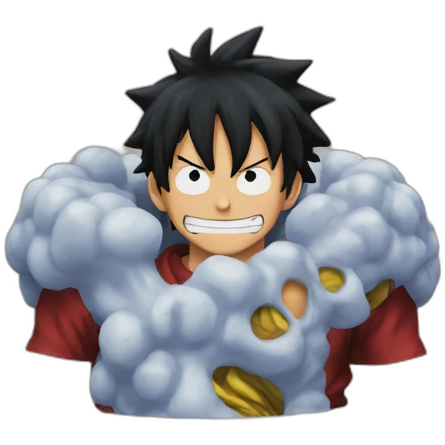 Luffy Gear five emoji