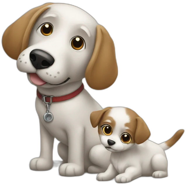 Chat et un chien emoji
