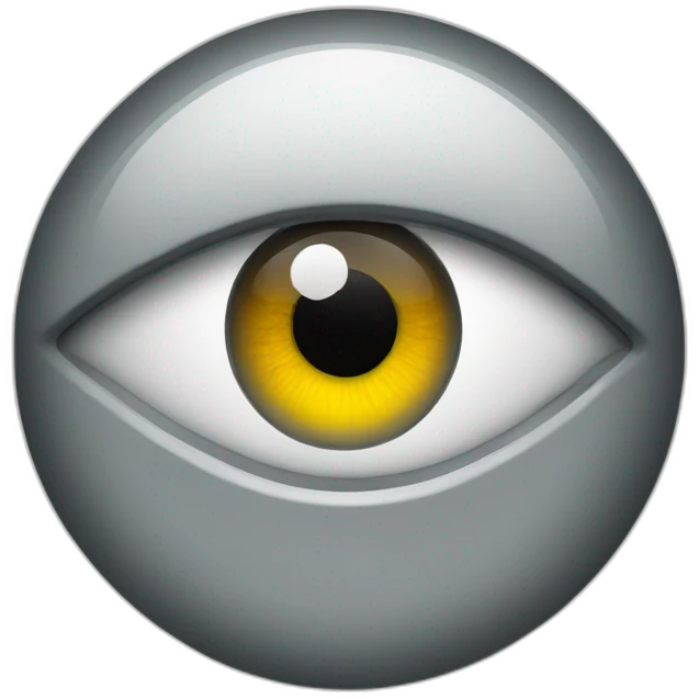 Eye in key circle emoji