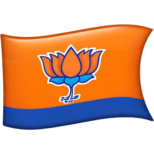 Politics username name with bjp flag emoji