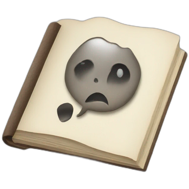 talking book emoji