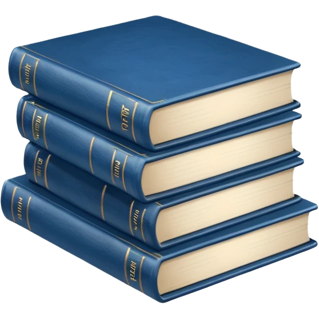 Blue books 📚  emoji