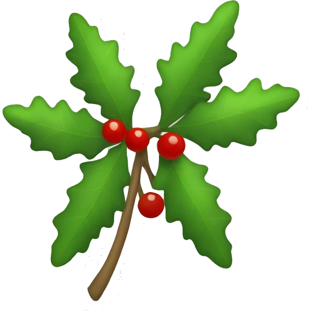 Mistletoe emoji