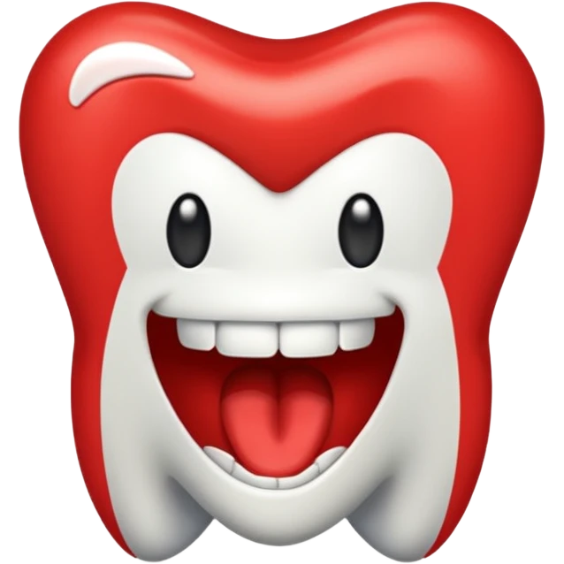 🦷🔴 emoji