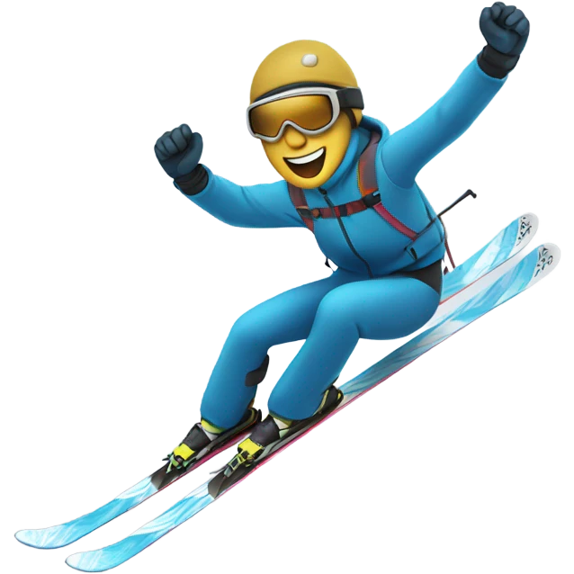 skier jumping emoji