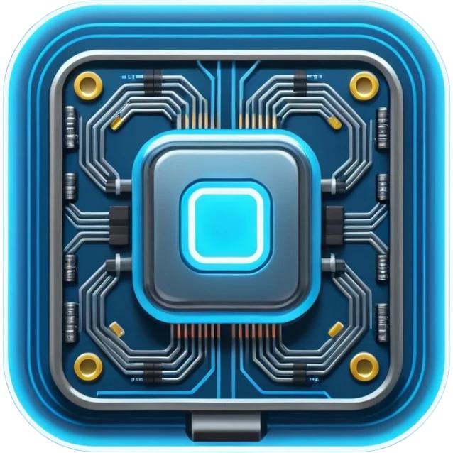 cyberpunk data chip emoji