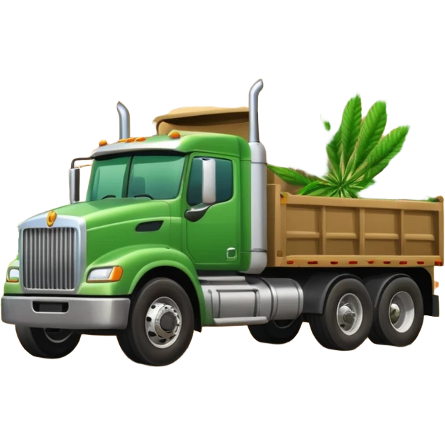 weed destiny semi truck emoji