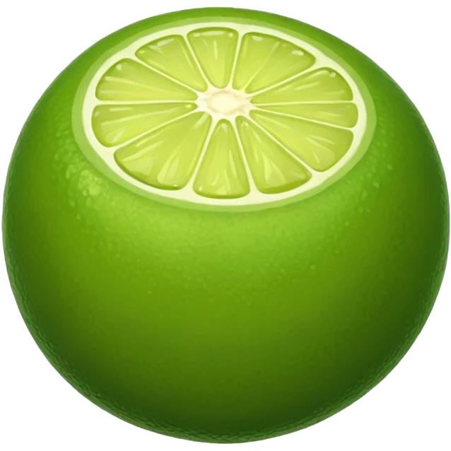 single lime emoji