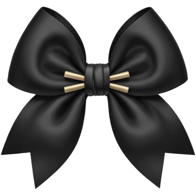 Moño negro emoji