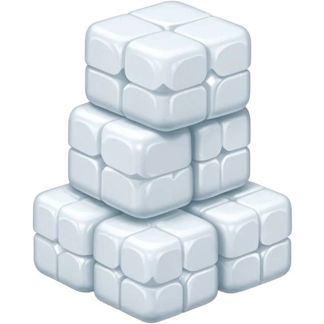 three sugar cubes emoji
