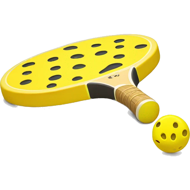 Yellow Pickleball emoji
