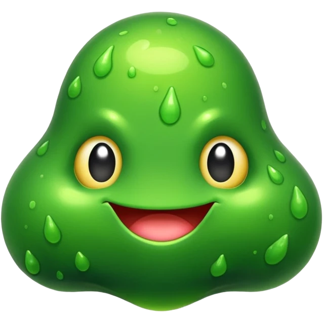 super goddamn slimy slime ball  emoji