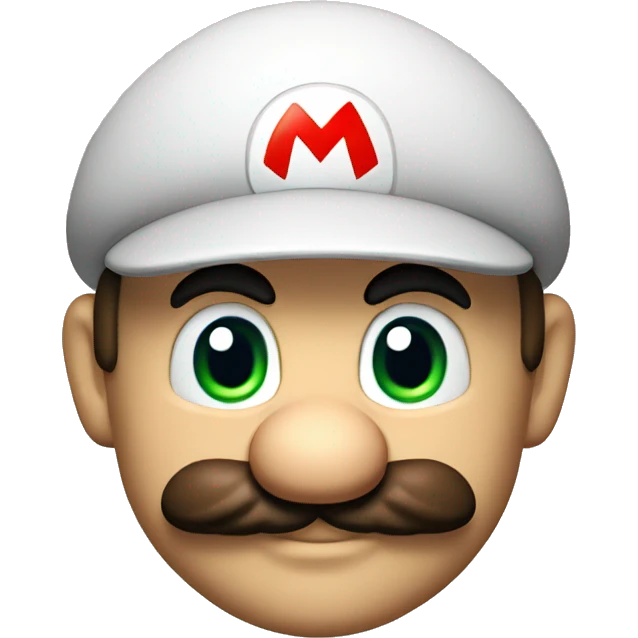 Super mario head  emoji