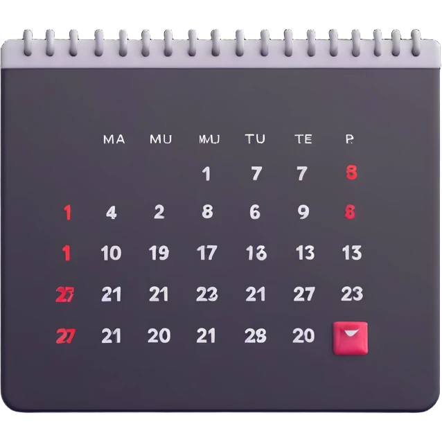calendar with confirmed rescheduled shift emoji