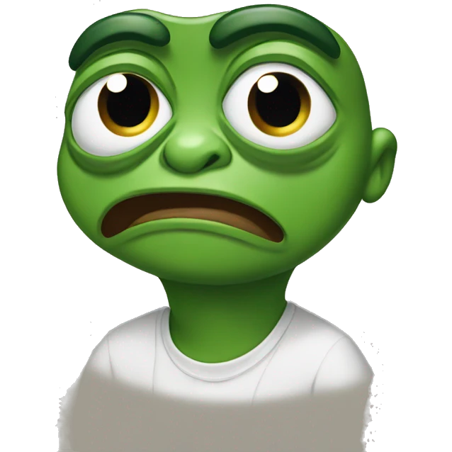 crying pepe emoji