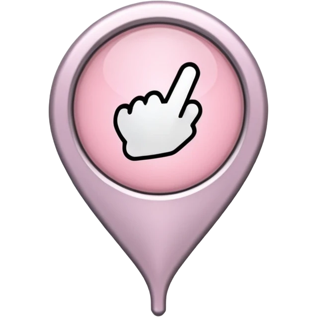 location pin light pink  emoji
