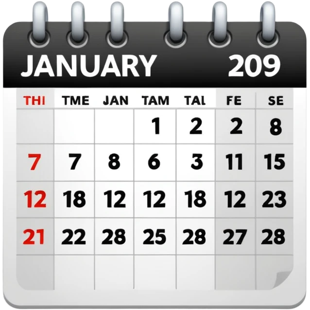 January emoji