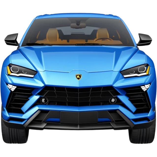 lamborghini urus de face bleu emoji