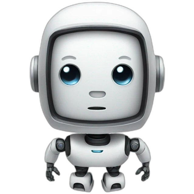 White robot emoji