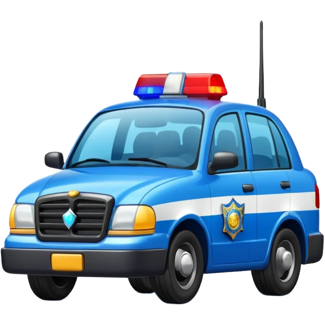police car emoji