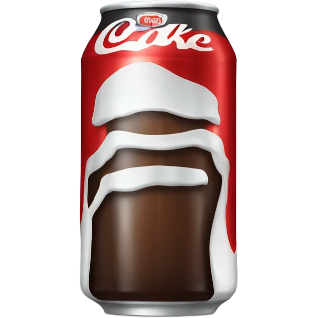 Diet Coke bottle with giant muscles emoji