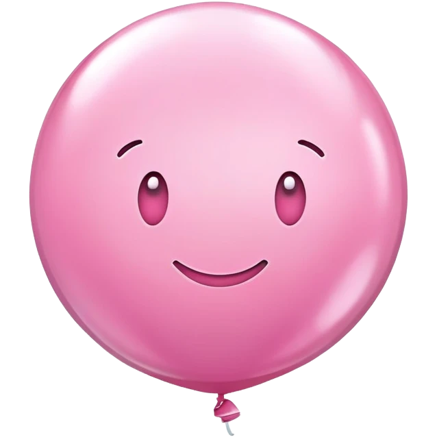 balloons made of bubble gum emoji