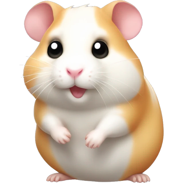 cute ribbon hamster emoji