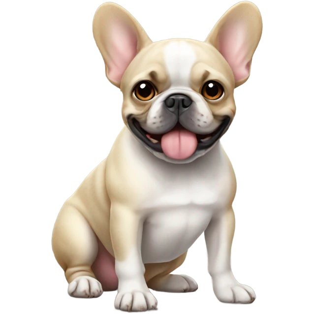 French bulldog emoji