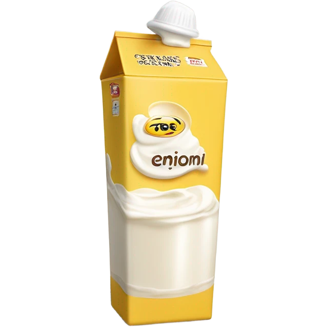 carton of cream emoji