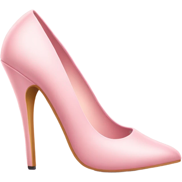 Light pink high heel emoji