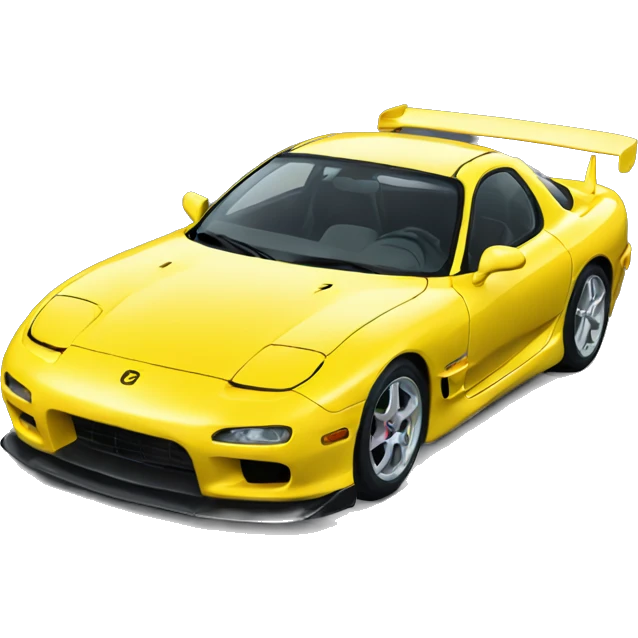yellow rx7 fd3s emoji