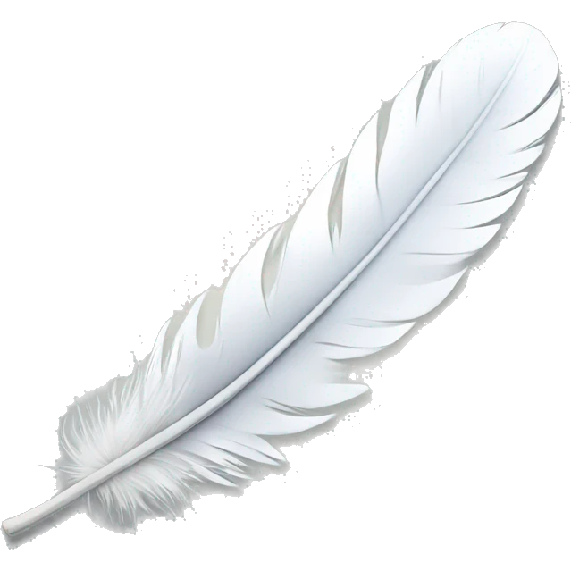 white feather emoji
