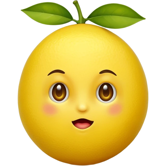 A squeezed lemon emoji