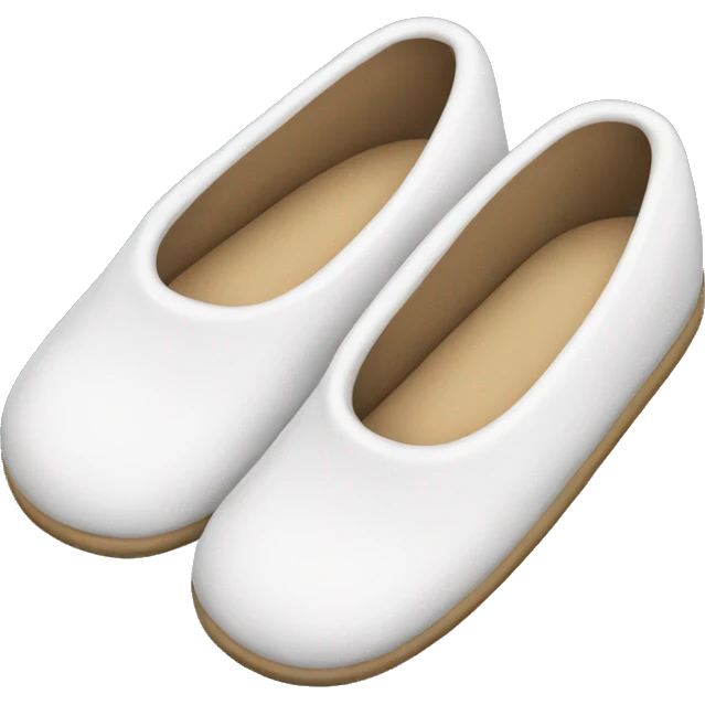 White slippers emoji