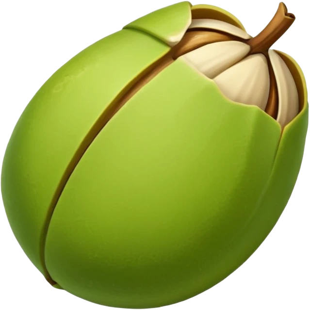 pistachio with shall emoji