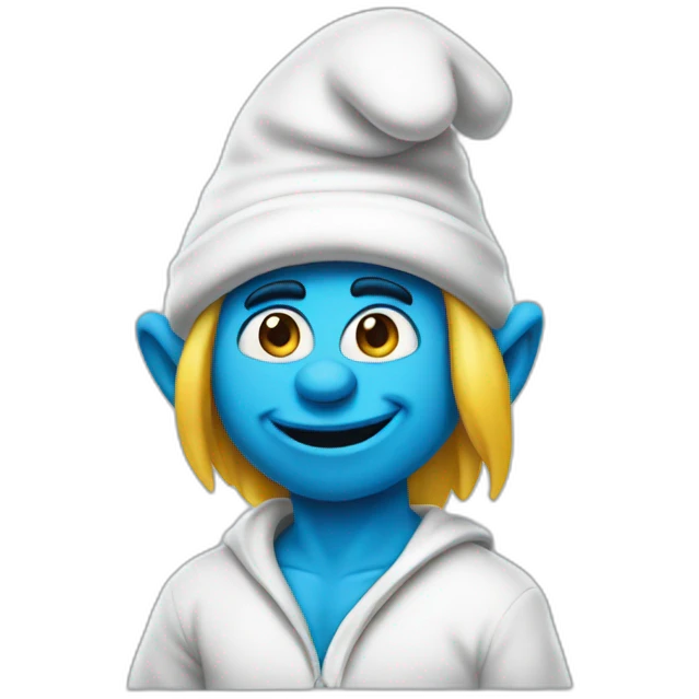 Smurf emoji