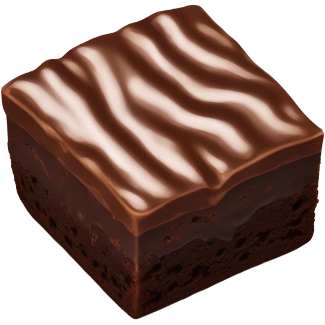 brownie top view emoji
