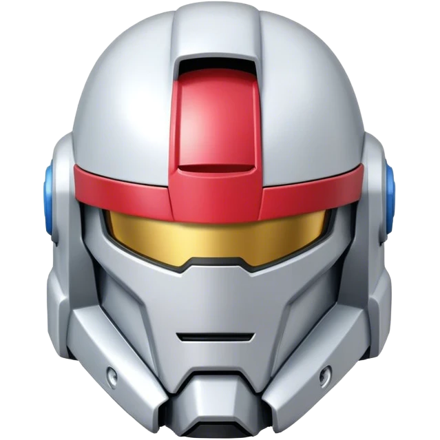 Gundam helmet emoji