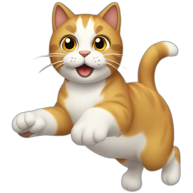 Gato voando emoji