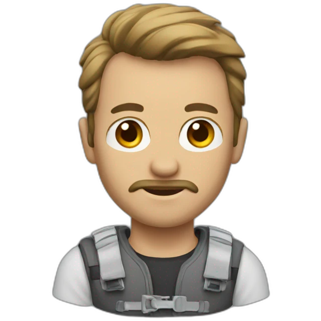 Dronken man emoji